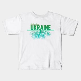 My Roots Are in Ukraine Kids T-Shirt